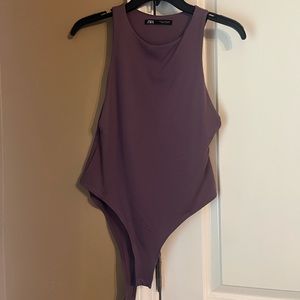 Zara purple bodysuit